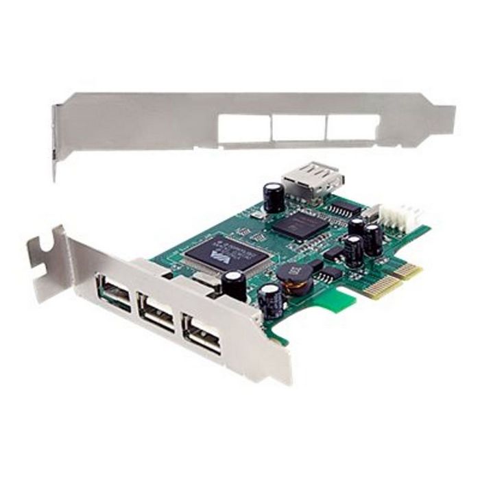 StarTech.com 4 Port PCI Express Low Profile High Speed USB Card - PCIe USB 2.0 Card - PCI-E USB 2.0 Card (PEXUSB4DP) - USB adapter - PCIe - 4 ports
 - PEXUSB4DP