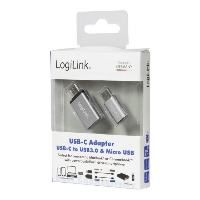 Adap Logilink USB 3.1 C-USB 3.0A -Micro USB 2.0
 - AU0040