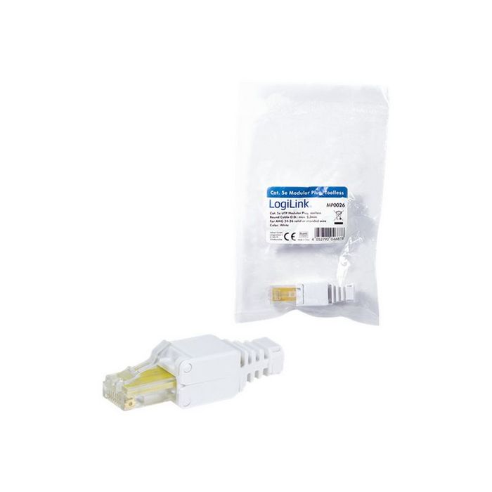 LogiLink Professional network connector - white
 - MP0026