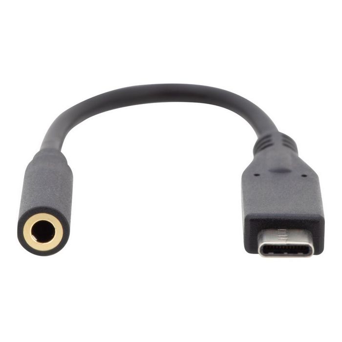 DIGITUS USB-C to headphone jack adapter - 20 cm
 - AK-300321-002-S