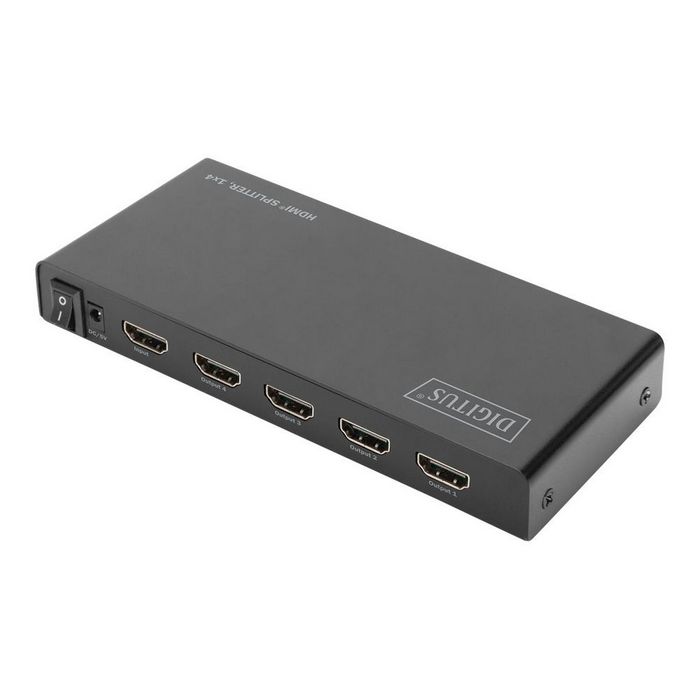 DIGITUS HDMI Splitter DS-45325 - video/audio splitter - 4 ports
 - DS-45325