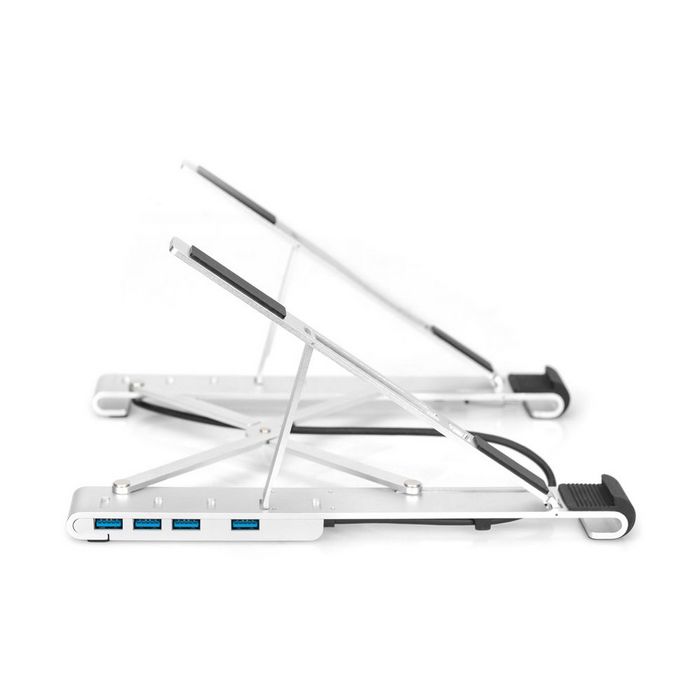 DIGITUS notebook stand with integrated USB-C™ Hub
 - DA-90424