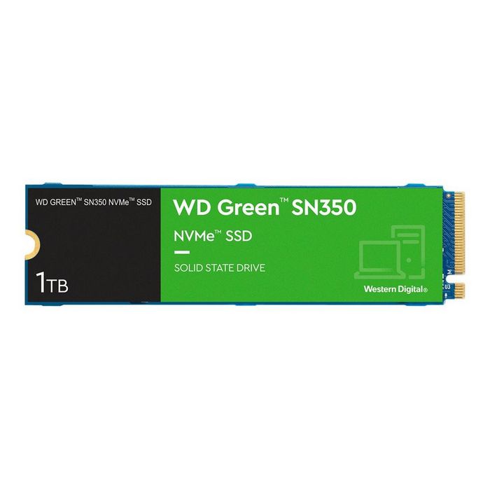 WD Green SN350 NVMe SSD WDS100T3G0C - SSD - 1 TB - PCIe 3.0 x4 (NVMe)
 - WDS100T3G0C