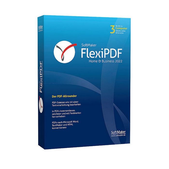Softmaker Flexi PDF Home &amp; Business 2022 Windows - PKC - Full Version - 3 Devices
 - FLHAB2022C_X
