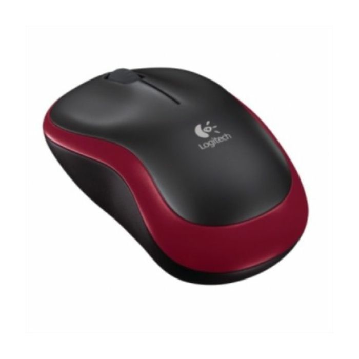 Logitech M185 Wireless mini mouse, red