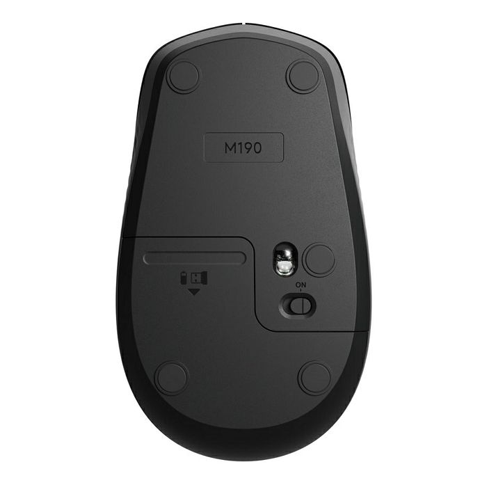 Logitech M190 Wireless Mouse, Black