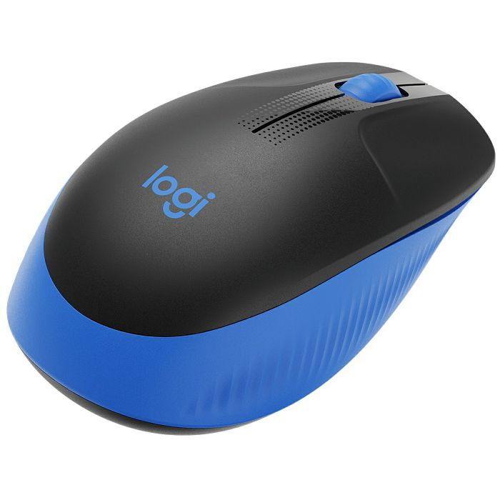 Logitech M190 Wireless Mouse, blue