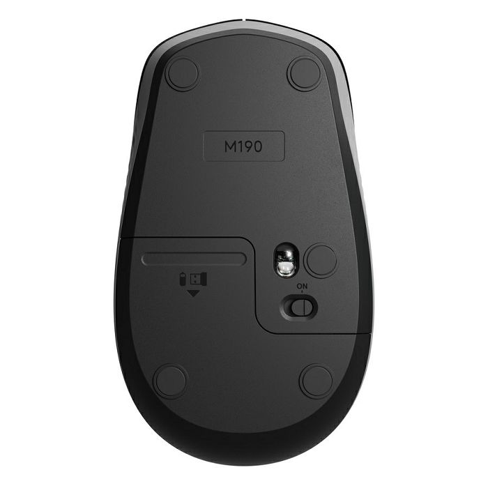 Logitech M190 Wireless Mouse, gray