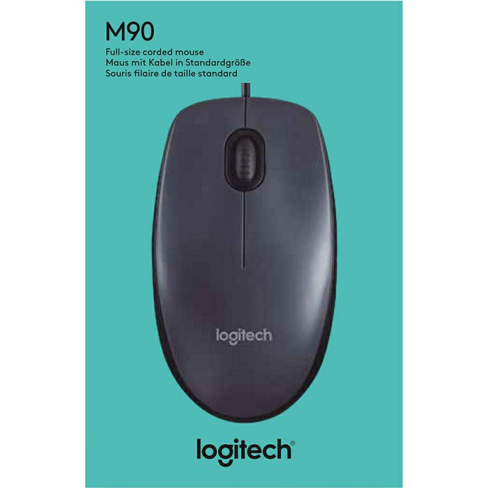 Logitech M90 optical mouse, USB