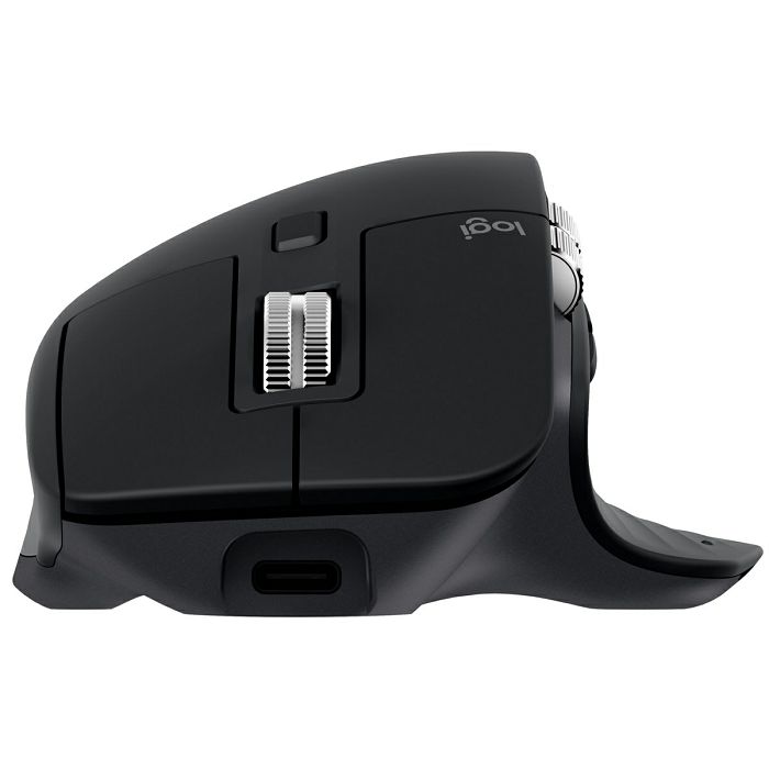 Logitech MX Master 3 mouse, wireless, unifying, darkfield, 4000 DPI, rechargeable