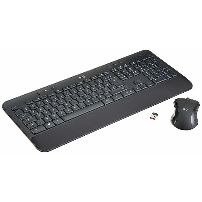Logitech keyboard and mouse Wireless Combo MK545 ADVANCED, Unifying, SLO engraving
