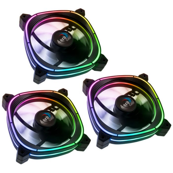 Aerocool Astro 12 Pro ARGB LED fan, pack of 3 incl. controller - 120mm-ACF3-AT10217.02