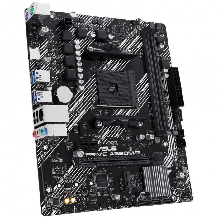 ASUS Prime A520M-R Mainboard - A520-Chipsatz, Sockel AM4, DDR4-90MB1H60-M0EAY0