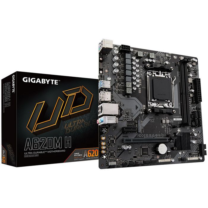 GIGABYTE A620M H, AMD A620 Mainboard - Socket AM5, DDR5 A620M H