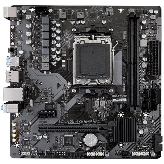 GIGABYTE A620M H, AMD A620 Mainboard - Socket AM5, DDR5 A620M H