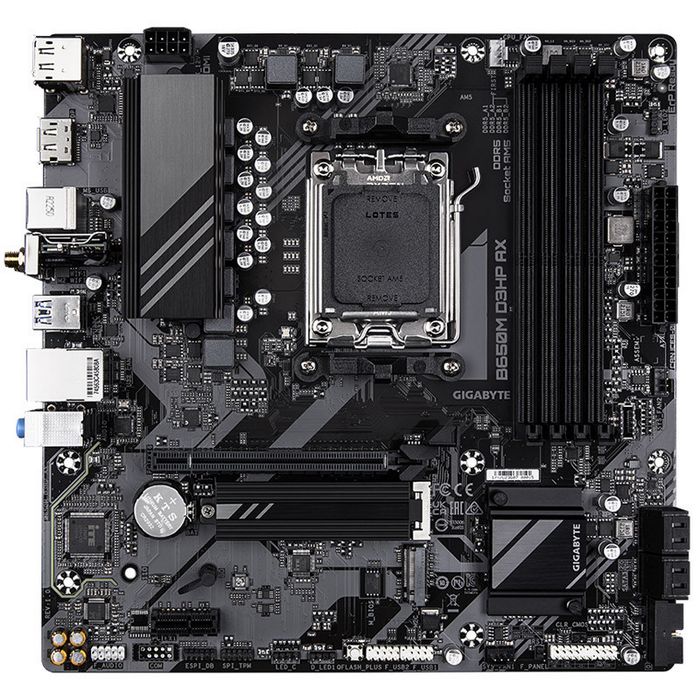 GIGABYTE B650M D3HP AX, AMD B650 Mainboard - Sockel AM5, DDR5 B650M D3HP AX