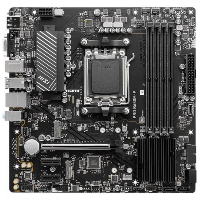MSI Pro B650M-P, AMD B650 Mainboard - Socket AM5, DDR5 7E27-001R
