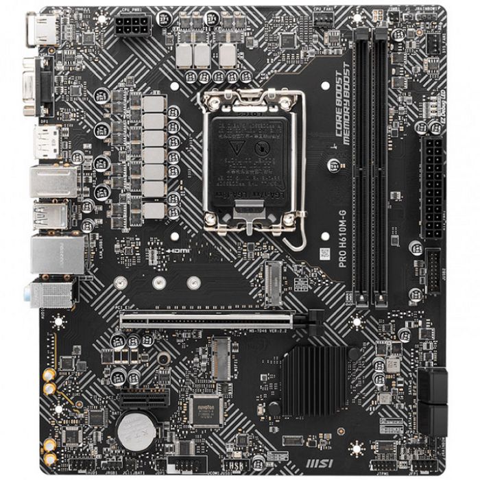 MSI Pro H610M-G, Intel H610 Mainboard - Socket 1700, DDR5 7D46-075R