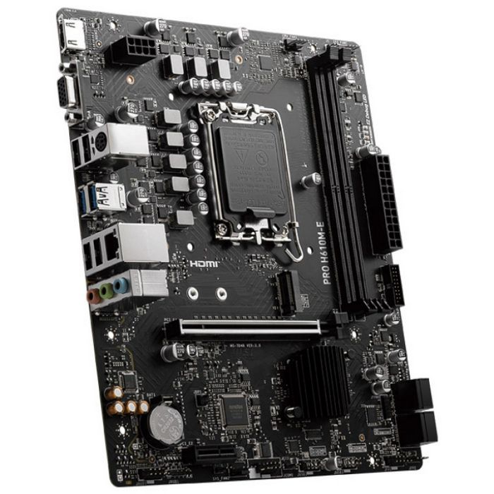 MSI Pro H610M-E, Intel H610 Mainboard - Socket 1700, DDR5 7D48-019R