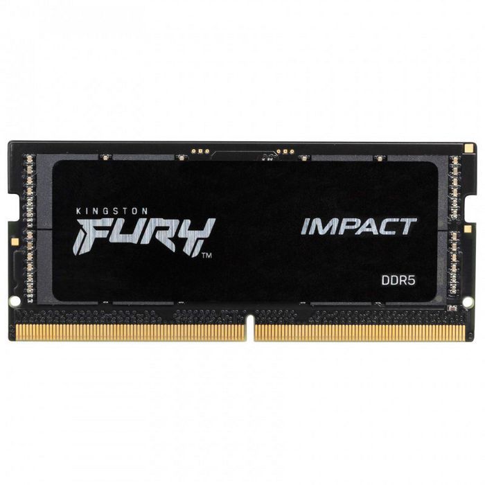 Kingston Fury Impact SO-DIMM, DDR5-6400, CL38, Intel XMP 3.0 - 16 GB-KF564S38IB-16