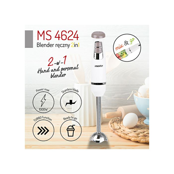 Meko blender and stick mixer 2 in 1 To Go!