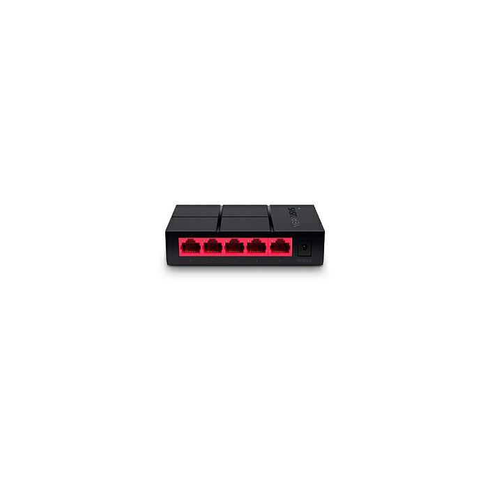 Mercusys 5-port Gigabit mini Desktop preklopnik (Switch), 5×10/100/1000M RJ45 ports, plastično kućište