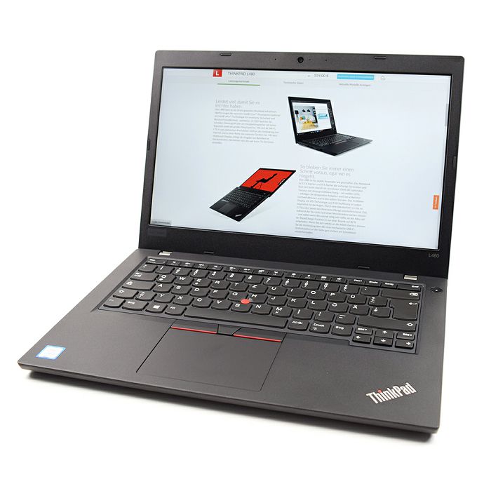 Lenovo ThinkPad L480; Core i5 8250U 1.6GHz/8GB RAM/512GB SSD PCIe/batteryCARE+;WiFi/BT/SC/webcam/14.0 FHD (1920x1080)/Win 11 Pro 64-bit