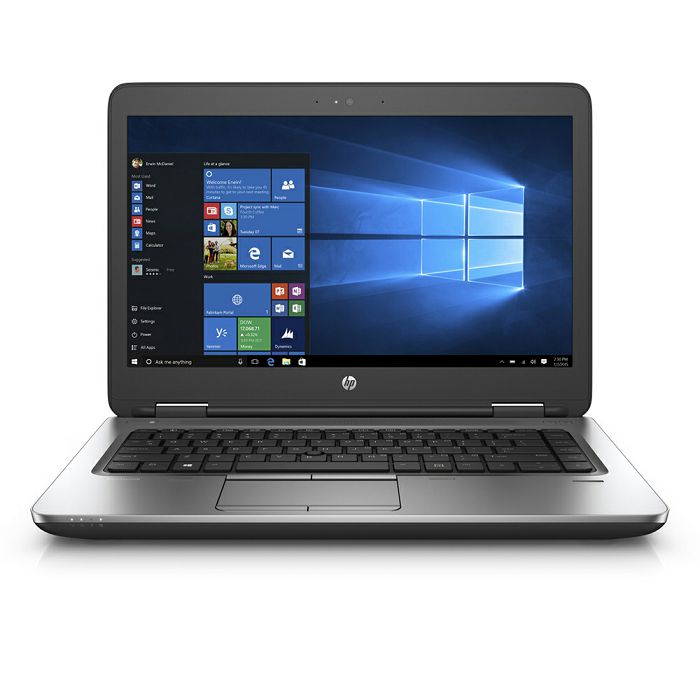 HP ProBook 645 G2; AMD A6-8500B 1.6GHz/8GB RAM/256GB M.2 SSD/batteryCARE+;DVD-RW/WiFi/BT/webcam/14.0 FHD (1920x1080)/backlit kb/Win 10 Pro 64-bit