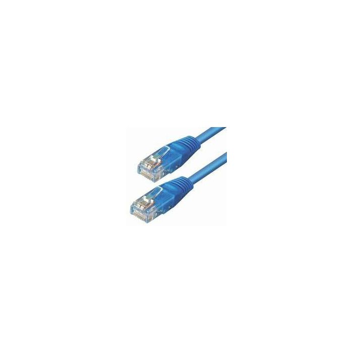 NaviaTec Cat5e UTP Patch Cable 0,25m blue