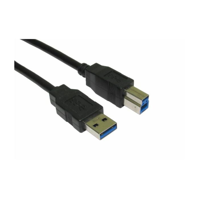 NaviaTec USB 3.0 A muški na B muški kabel, 1,8m, crni