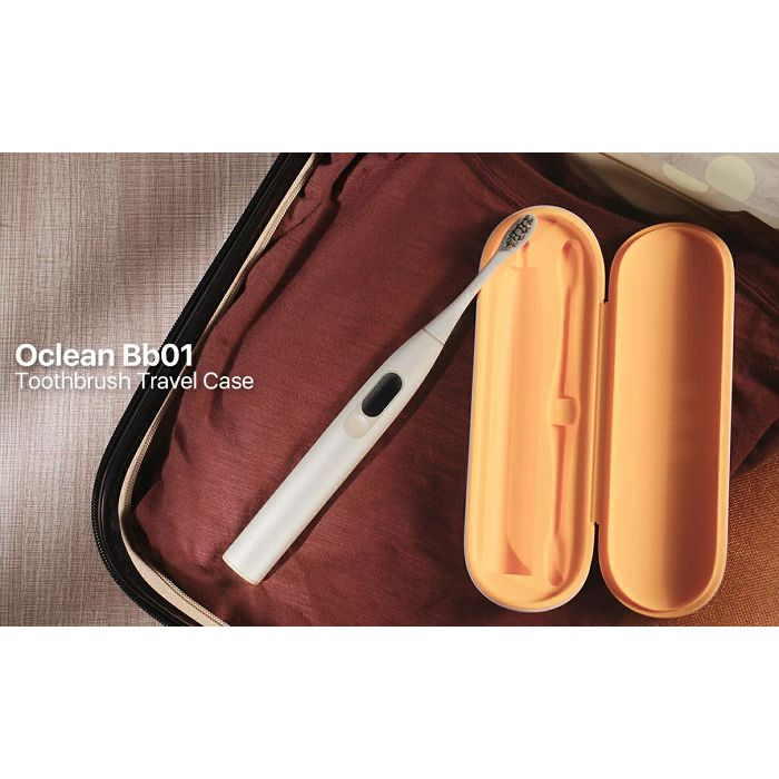 Oclean travel case for models X Pro Elite/X Pro/X/Z1/F1 white orange