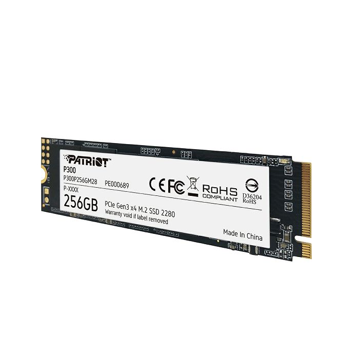 Patriot P300 256GB M.2 NVMe SSD PCIe Gen 3 x4