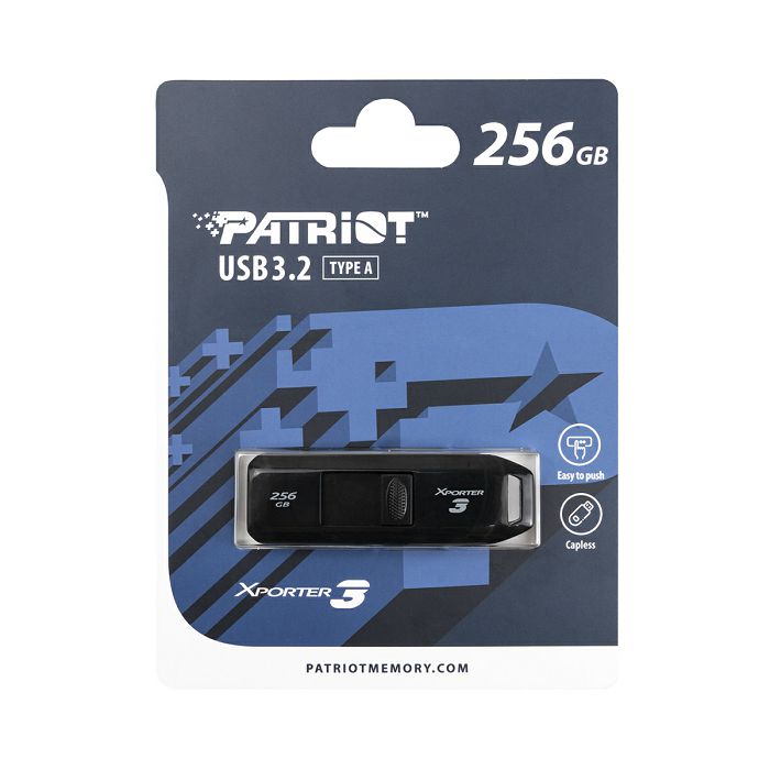 Patriot 256GB 80MB/s Xporter 3 USB 3.2 Gen 1 memory stick