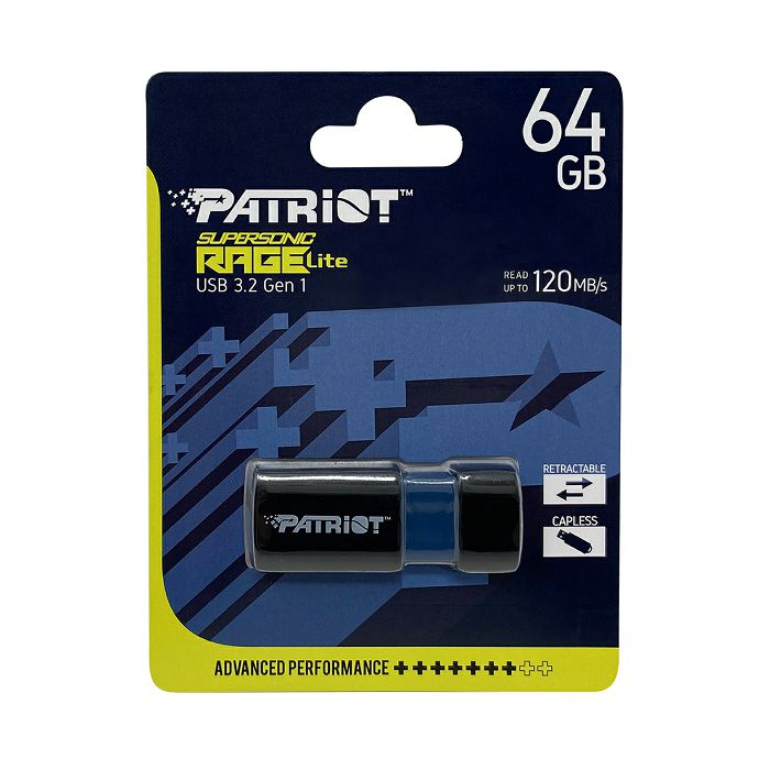 Patriot 64GB 120MB / s Supersonic Rage Lite USB 3.2 memory stick