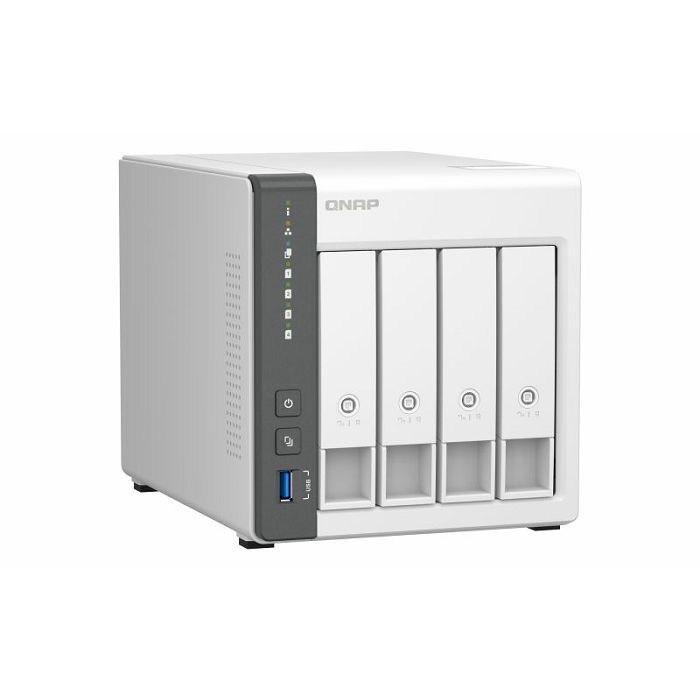 QNAP NAS server for 4 disks, 4GB ram, 2.5Gb network