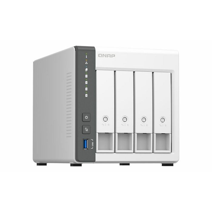 QNAP NAS server for 4 disks, 4GB ram, 2.5Gb network