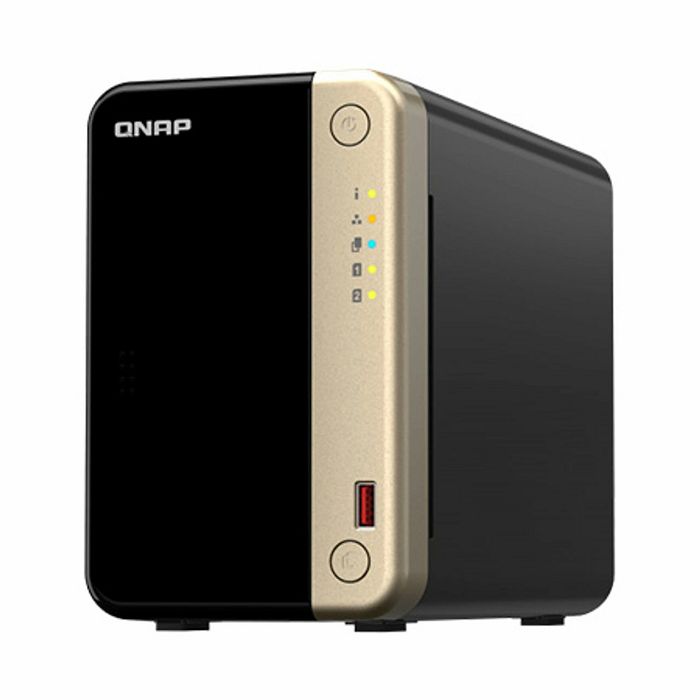 QNAP NAS server for 2 disks, 8GB ram, 2.5GbE network