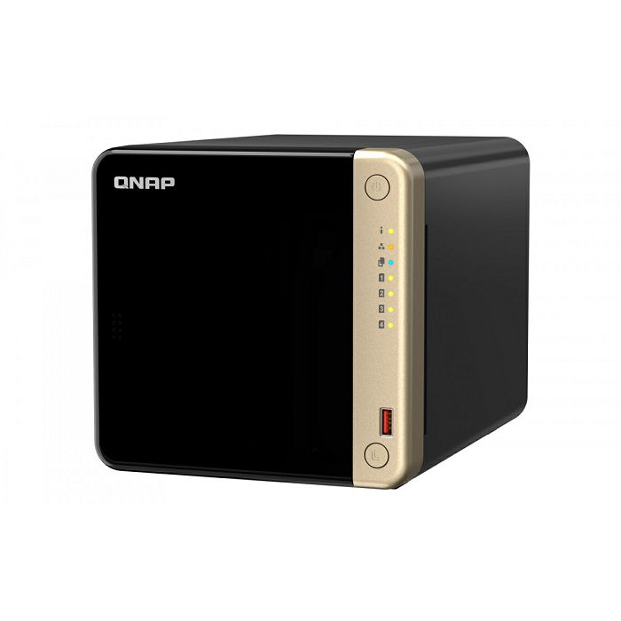 QNAP NAS server for 4 disks, 8GB ram, 2.5GbE network