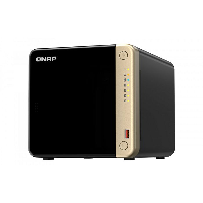 QNAP NAS server for 4 disks, 8GB ram, 2.5GbE network