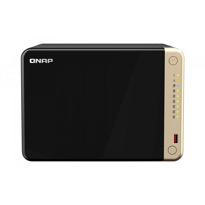 QNAP NAS server for 6 disks, 8GB ram, 2.5GbE network