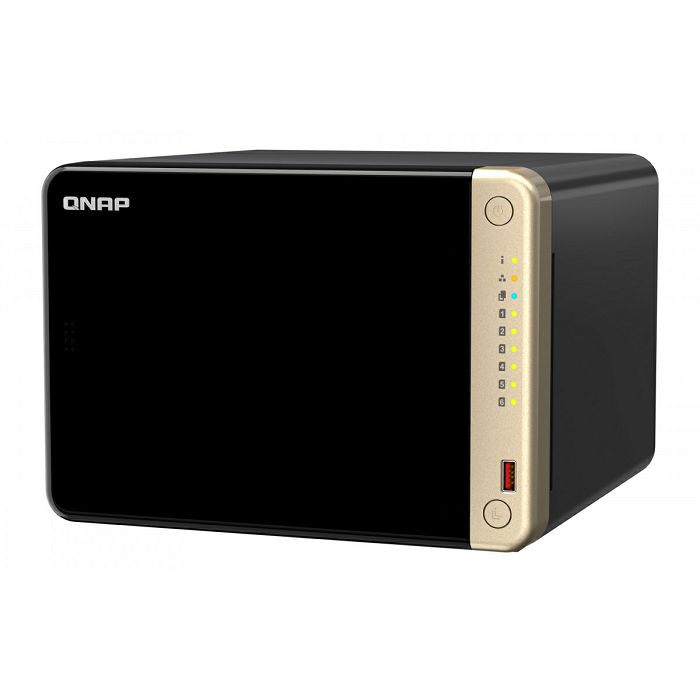QNAP NAS server for 6 disks, 8GB ram, 2.5GbE network