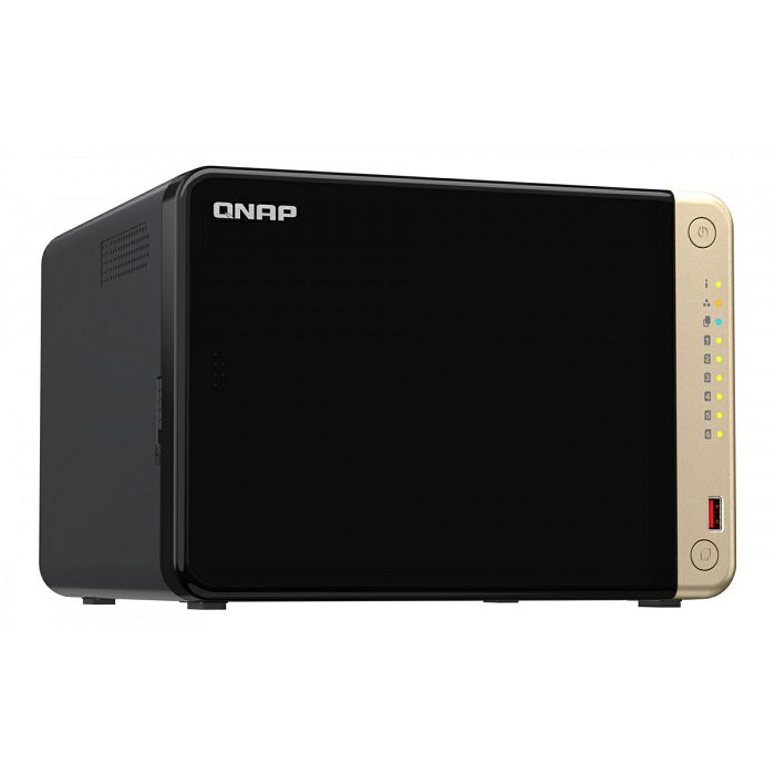 QNAP NAS server for 6 disks, 8GB ram, 2.5GbE network