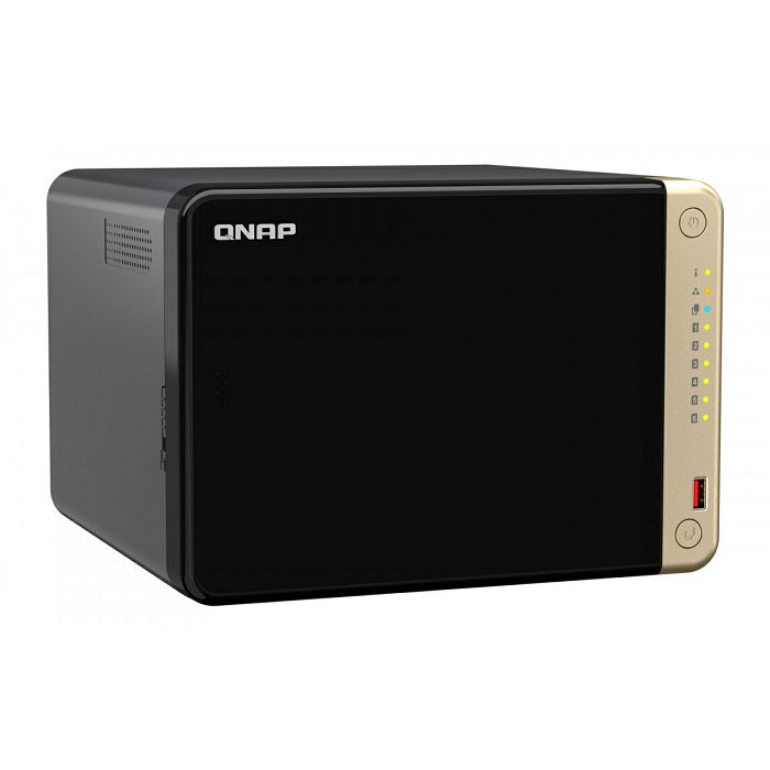 QNAP NAS server for 6 disks, 8GB ram, 2.5GbE network