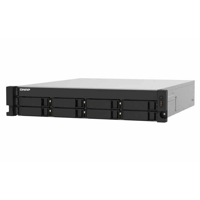 QNAP NAS server for 8 disks, 4GB ram, 2x 10Gb SFP+, 2x 2.5Gb network