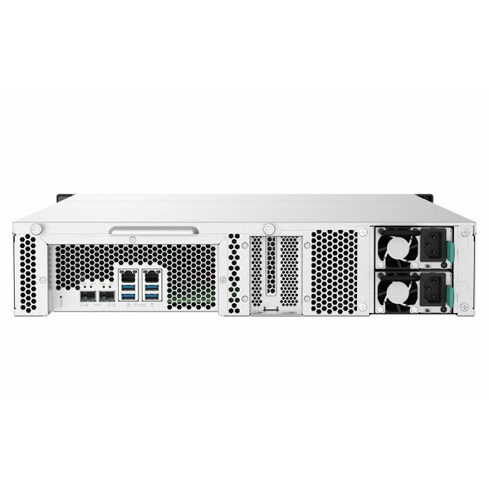 QNAP NAS server for 8 disks, 4GB ram, 2x 10Gb SFP+, 2x 2.5Gb network