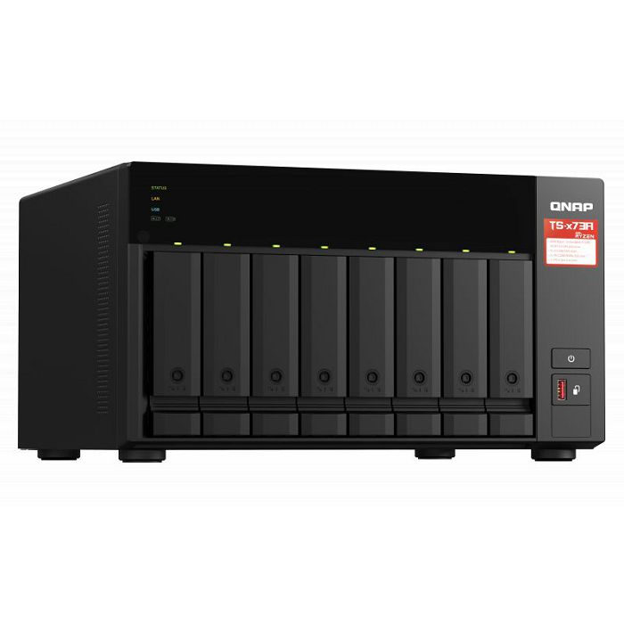 QNAP NAS server for 8 disks, 8GB ram, 2.5GbE network