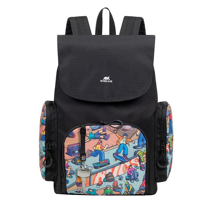 Rivacase backpack "Skaters" 15L, 5425 black