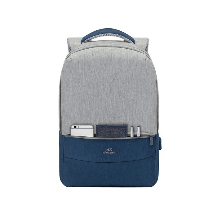 RivaCase laptop backpack 15.6 "7562 gray / blue