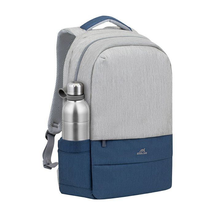 RivaCase laptop backpack 17.3 "7567 gray / blue