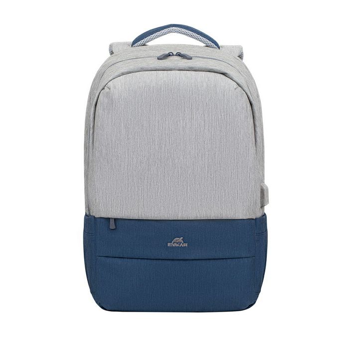 RivaCase laptop backpack 17.3 "7567 gray / blue